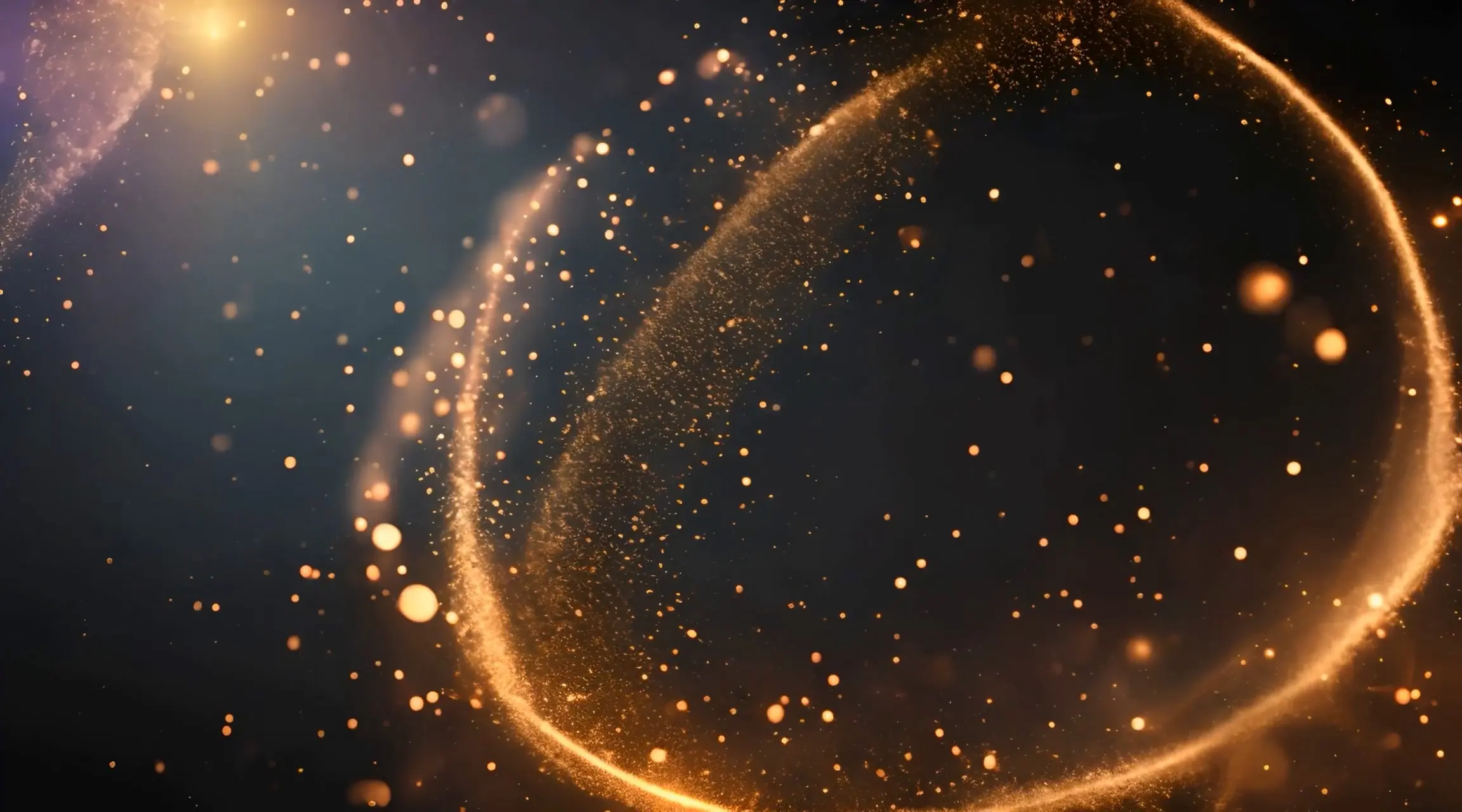 Sparkling Spiral Nebula Space Stock Video